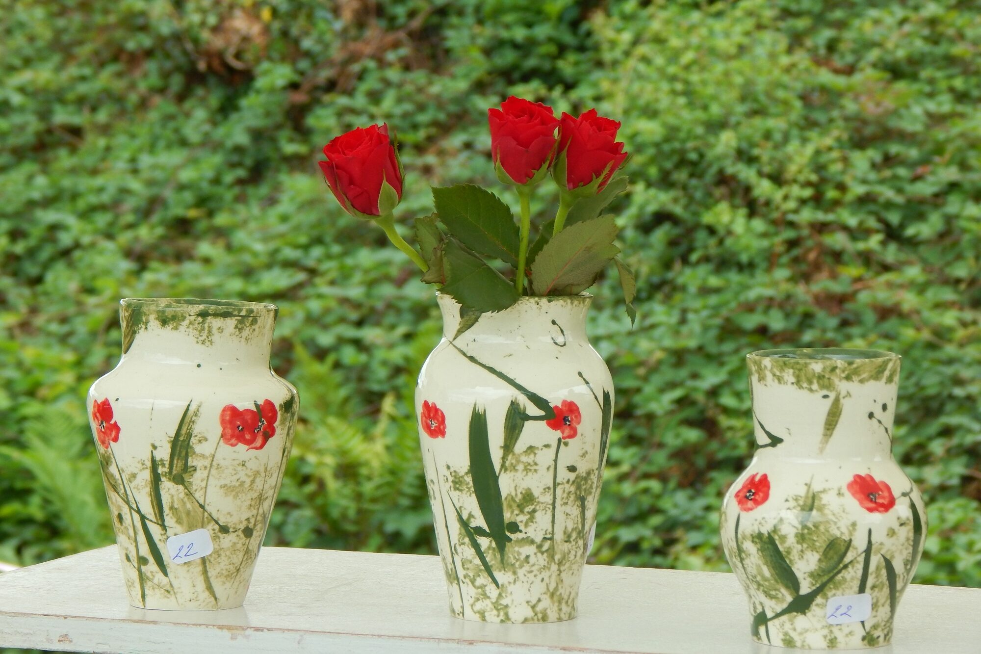 un stand au marché de potiers