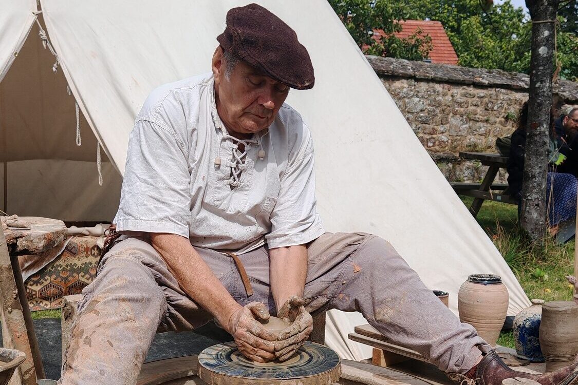 démonstration de tour à bâton