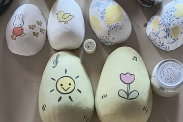 Oeufs de pâques décorés