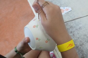 réalisation du décor d'un bol